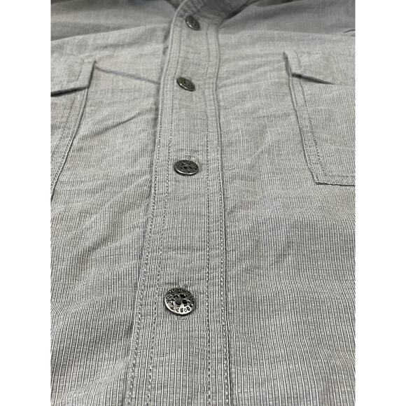 Harley Davidson Mechanic Shirt Gray Button Up Work Shirt Men’s Size 2XL -Moto - Picture 10 of 12